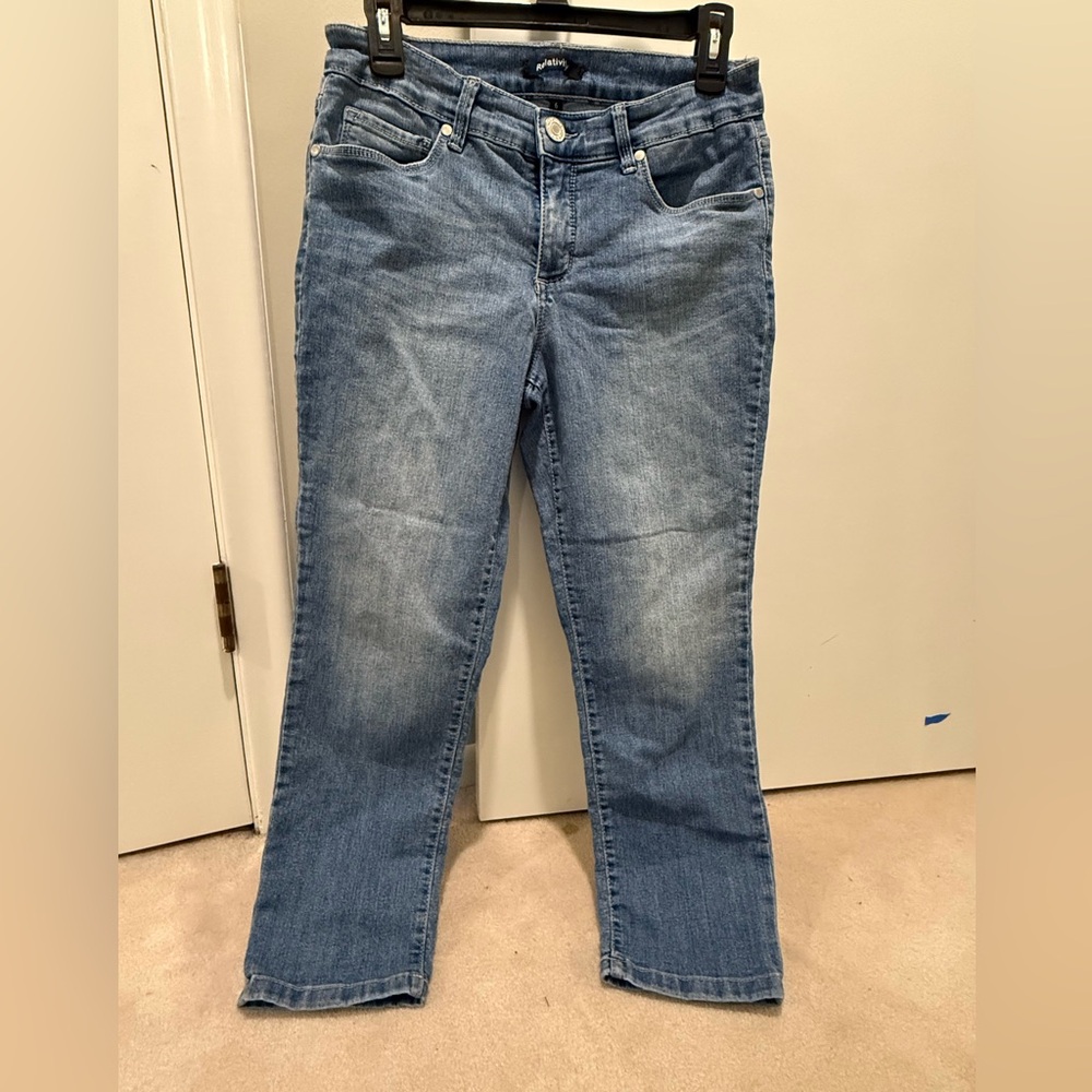 Relativity Light Blue Straight Leg Jeans